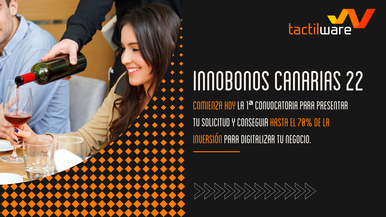INNOBONOS Canarias 2022: Comienza hoy la 1ª convocatoria para presentar tu solicitud y conseguir hasta el 70% de la inversión para digitalizar tu negocio.